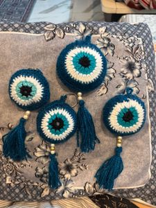 Handmade Evil Eye Hanging Set