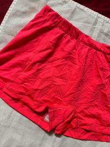 Vibrant Neon Pink Athletic Shorts
