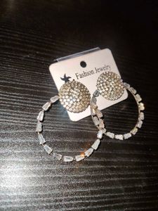 Sparkling Hoop Earrings