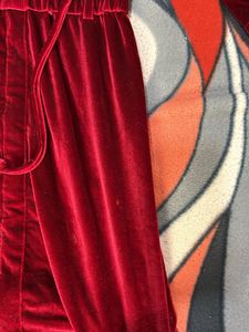 Velvet Dress with Matching Bag