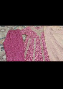 Beautiful Pink Ethnic Kurta Set