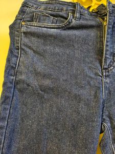 blue denim jeans