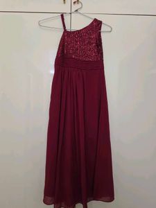 Sparkling Sequin One-Shoulder Gown