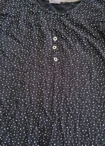 Cute Black Polka Dot Dress