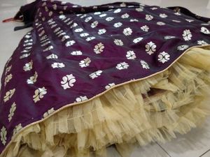 Elegant Purple Ethnic Gown