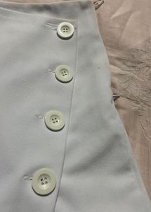 Cute Off White Skort