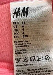 H&amp;M Neon Bikini Top