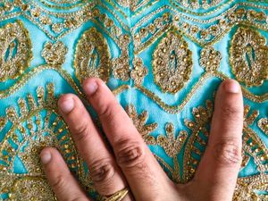 wedding anarkali gown padded