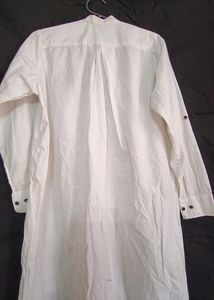 White Korean Kurta