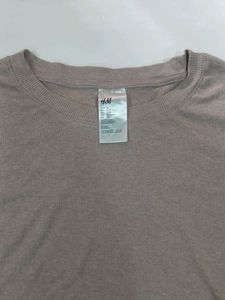 H&M Ribbed Knit T-Shirt