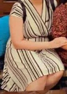 H&amp;M Chic Striped Midi Dress