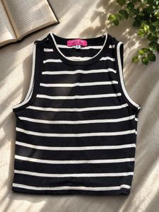 Striped Sleeveless Top