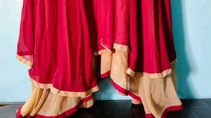 Elegant Red Kurta Set with Dupatta