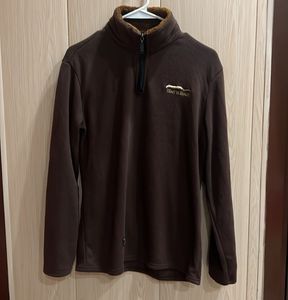 Brown Fleece Pullover