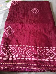 Maroon saree Ethnic Blouse