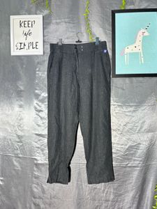 Classic Grey Linen Pants