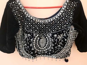 Stunning Blue Embroidered Lehenga Choli