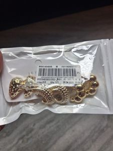 Gold Tone Hoop Earrings Set