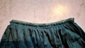Emerald Green Tiered Sparkle Skirt