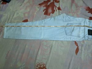 Denim White Jeans Pant