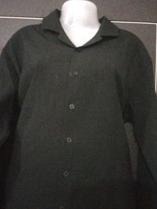 Classic Black Button-Up Shirt