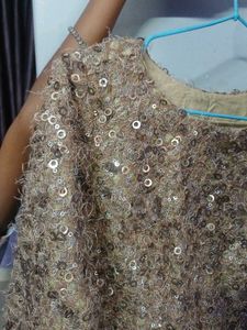Sparkly Shimmer Crop Top