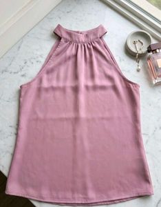Elegant luxury Halter Neck Satin Top✨