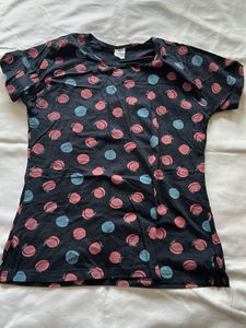 Cute Peach Print Pajama Set