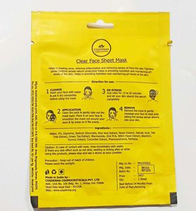 Cosderma Clear Face Sheet Mask