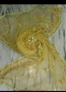 Pearl work bridal dress