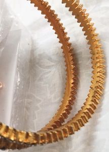 1gm Gold CZ Stone Set of 2