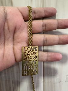 Being Human Jewellery Signature Tag Necklace