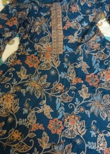 Floral Print Anarkali Kurta