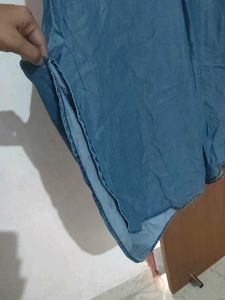 Denim Palazzo Pants