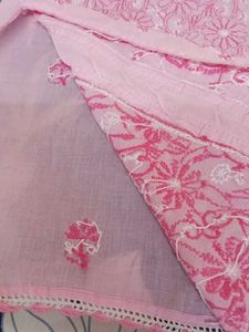 Pink Embroidered Kurta