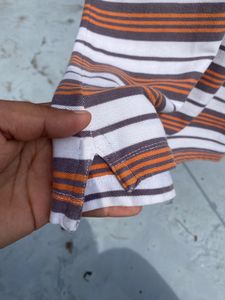 vintage good year Striped Polo Shirt