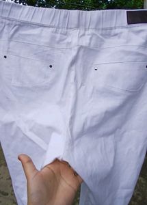 Comfortable White Trousers
