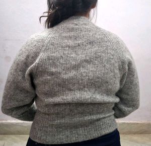 Cozy Gray Pullover Sweater