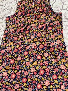 Floral Print Sleeveless Dress