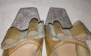 Sparkly Bow Sandals