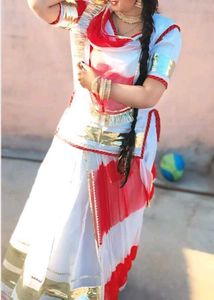SAWAN SPACAIL..Red &amp; White rajputi poshak