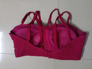 Hot Pink Flowy Lehenga choli Set