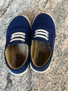 Navy Blue Slip-On Shoes