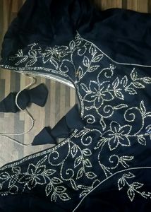 Elegant Black Saree