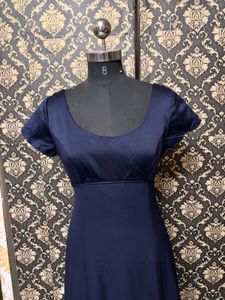 Elegant Navy Blue Maxi Dress