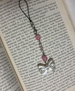 Cute Bow Charm Phone Strap