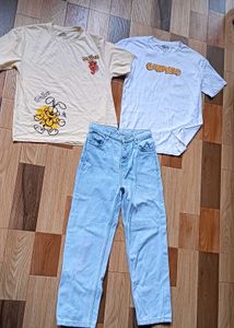 jeans tshirt combo for women