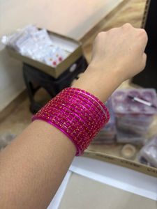 Bright Fuschia/Magenta Bangles