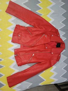exported ZARA branded leather jacket
