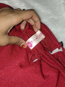 Sparkly Red  Maroon beautiful Top (s -size)